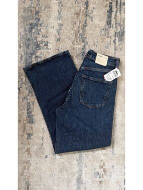 AGOLDE Wren High Rise Wide Leg Dark Jean
